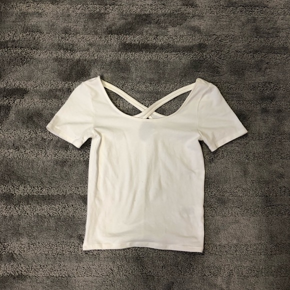 White Crop Top Size XS - Picture 1 of 3